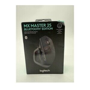 Logitech MX Master 2S Wireless 2.40 GHz 4000 dpi 7 Button Mouse - Graphite Hyper